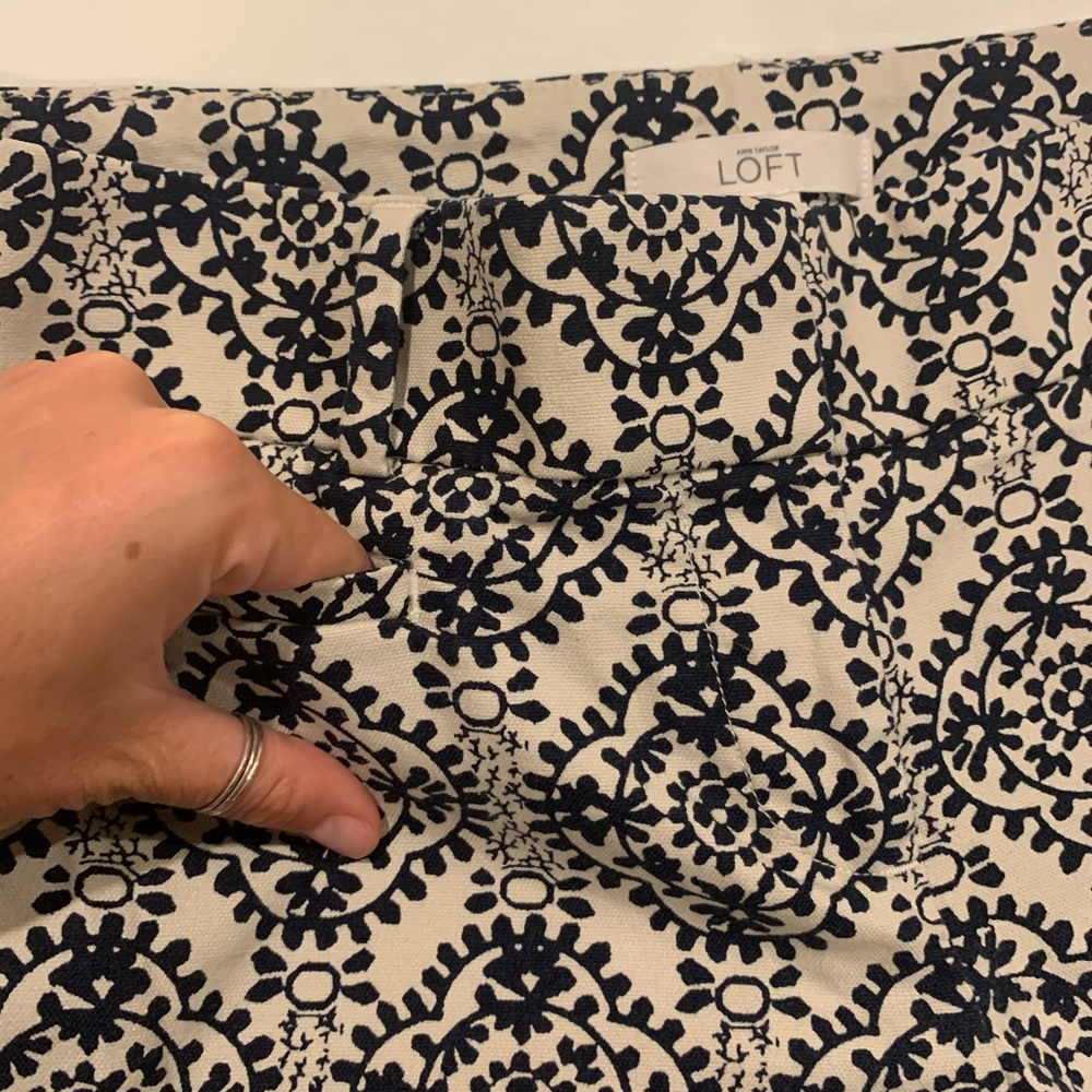 LOFT Riviera Floral Pant